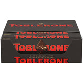 TOBLERONE Dark Chocolate Bar with Honey and Almond Nougat, Bulk Chocolate, 20 - 3.52 oz Bars